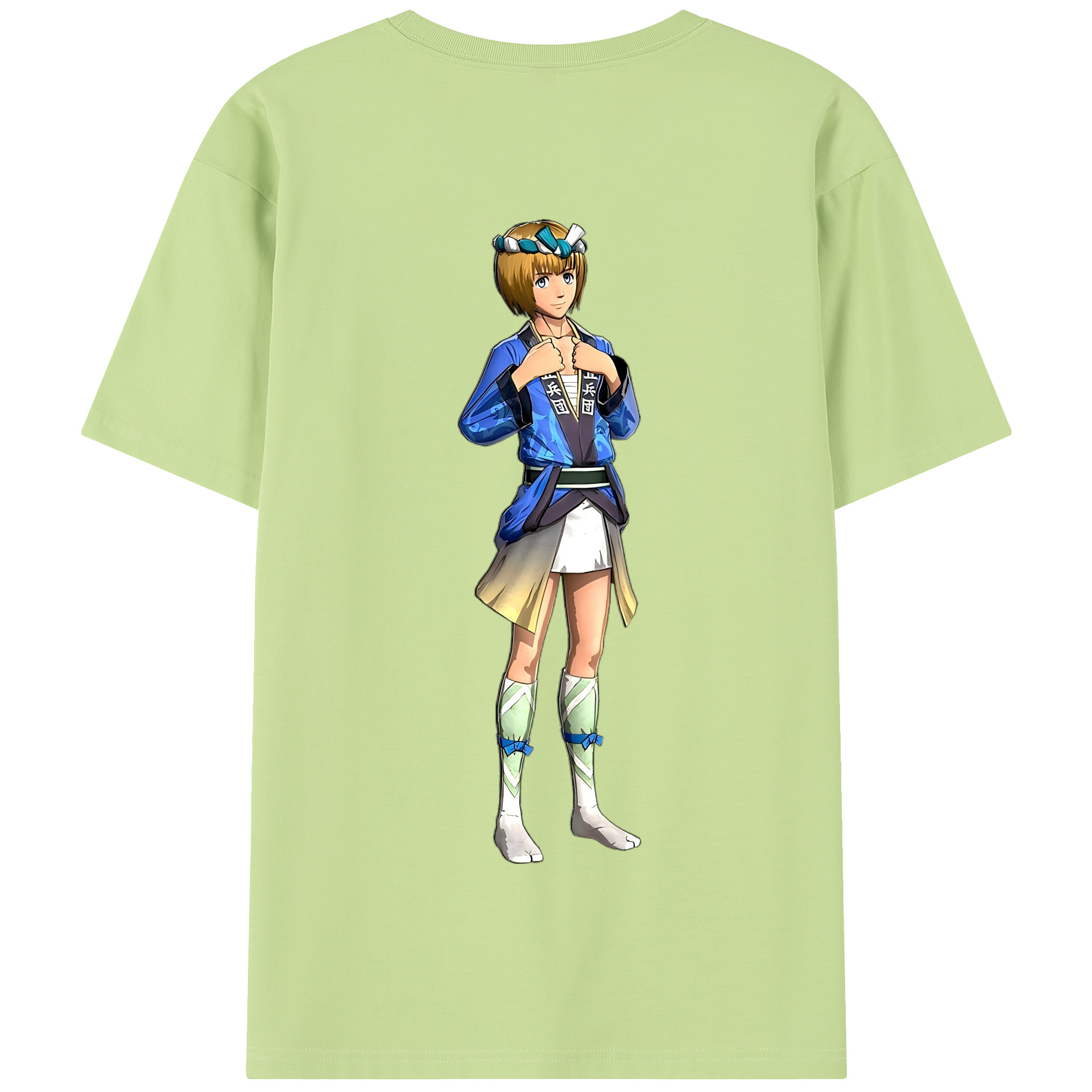 （画像用） 進撃の巨人 アルミン·アルレルト Attack on Titan Armin Arlert 綿100％半袖Tシャツ（背面プリント）